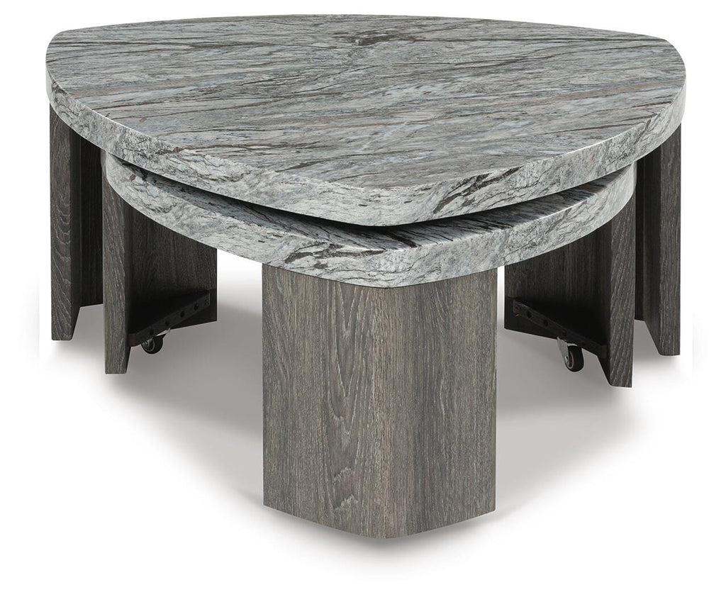 Surmour Stacked Coffee Table in Gray/Brown, alternate view 4