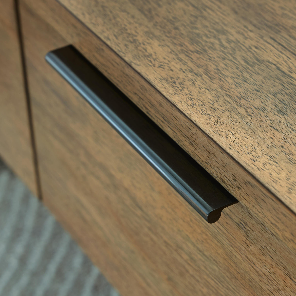 Montia Lift-Top Coffee Table in Light Brown, detail view