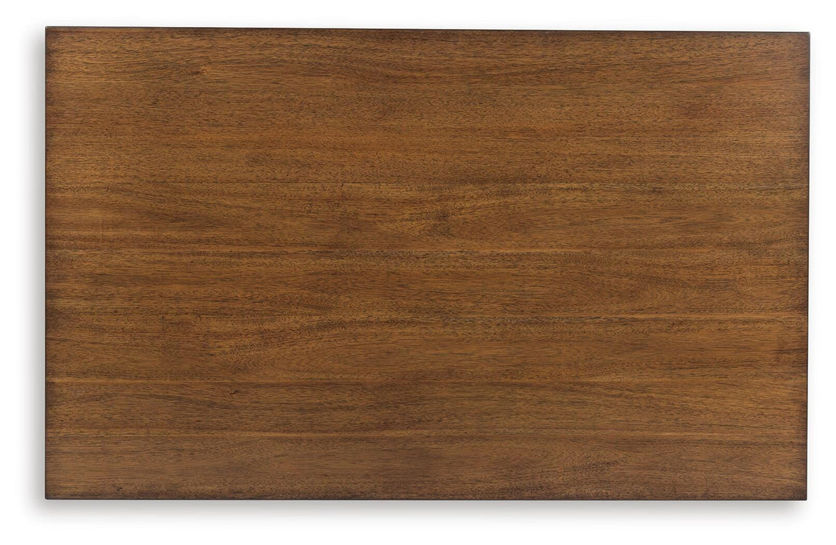 Sturlayne Coffee Table in Brown, top view