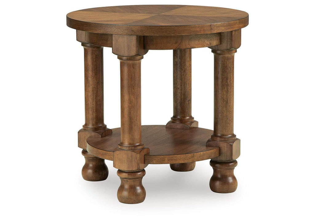 Chadworth End Table angled view