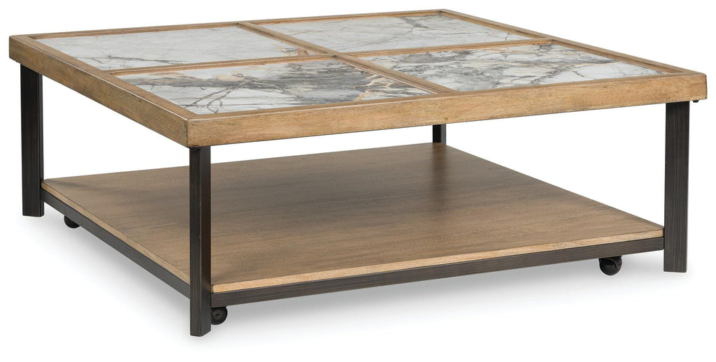 Montia Coffee Table in Multi, angle view