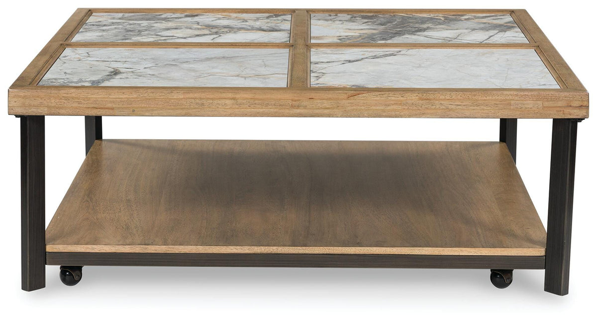 Montia Coffee Table in Multi, side view
