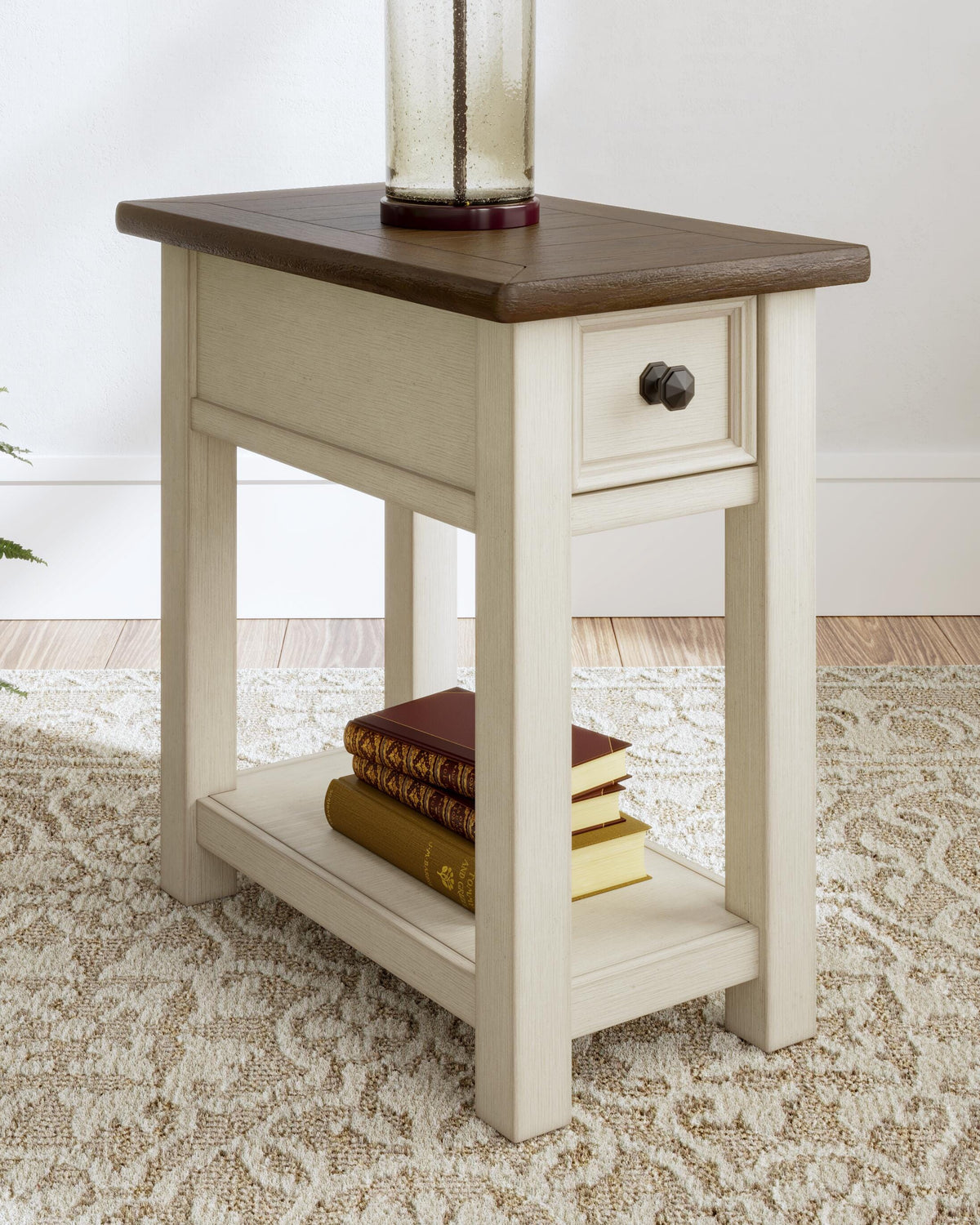 Bolanburg Chairside End Table in Two-tone, lifestyle view