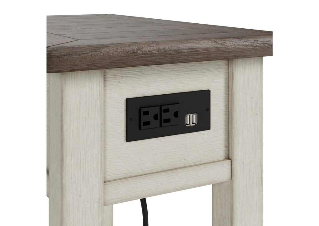 Bolanburg Coffee Table with 2 End Tables detail