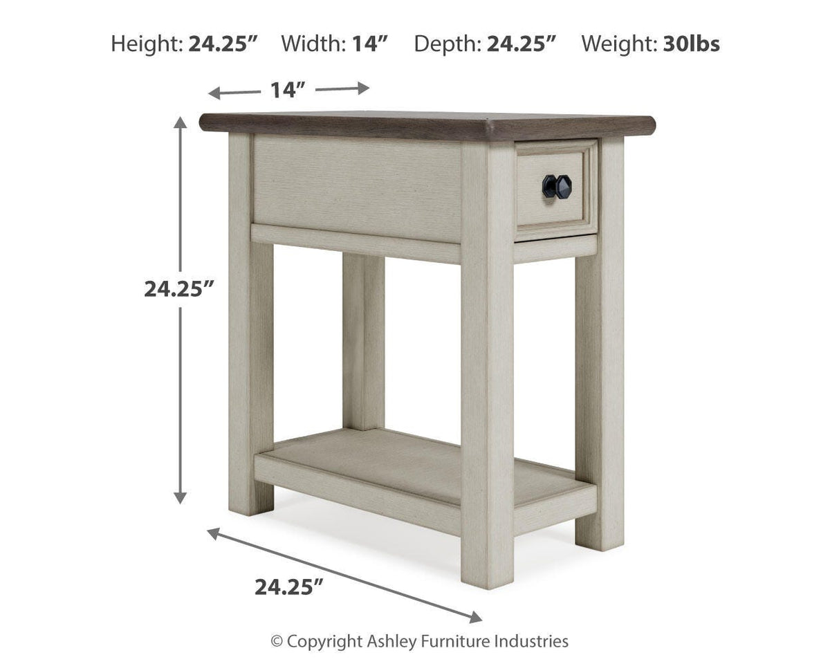 Bolanburg Chairside End Table in Two-tone, alternate view 5