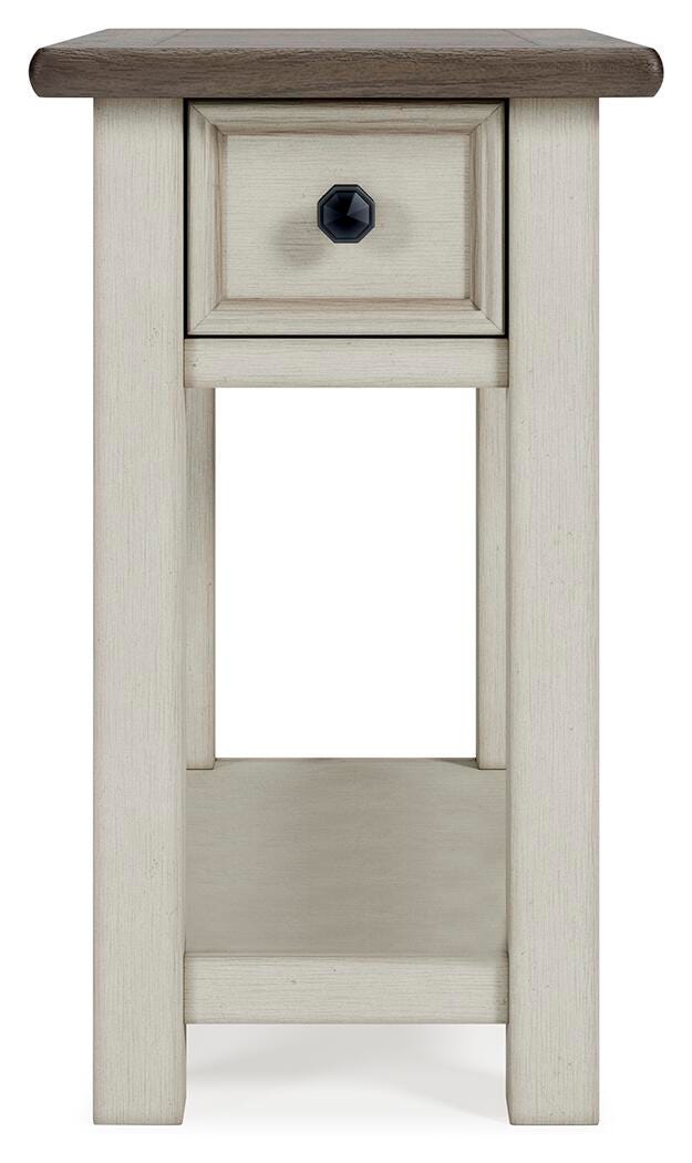 Bolanburg Chairside End Table in Two-tone, front view