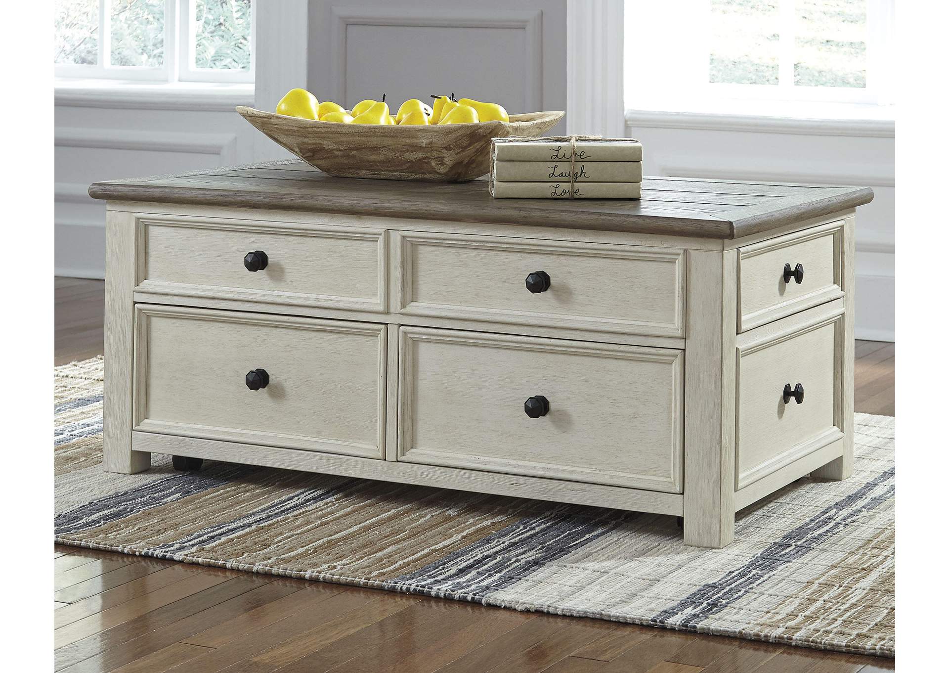 Bolanburg Coffee Table with 1 End Table room view