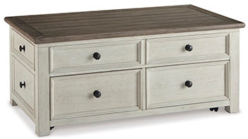 Bolanburg Coffee Table with Lift Top in Two-tone