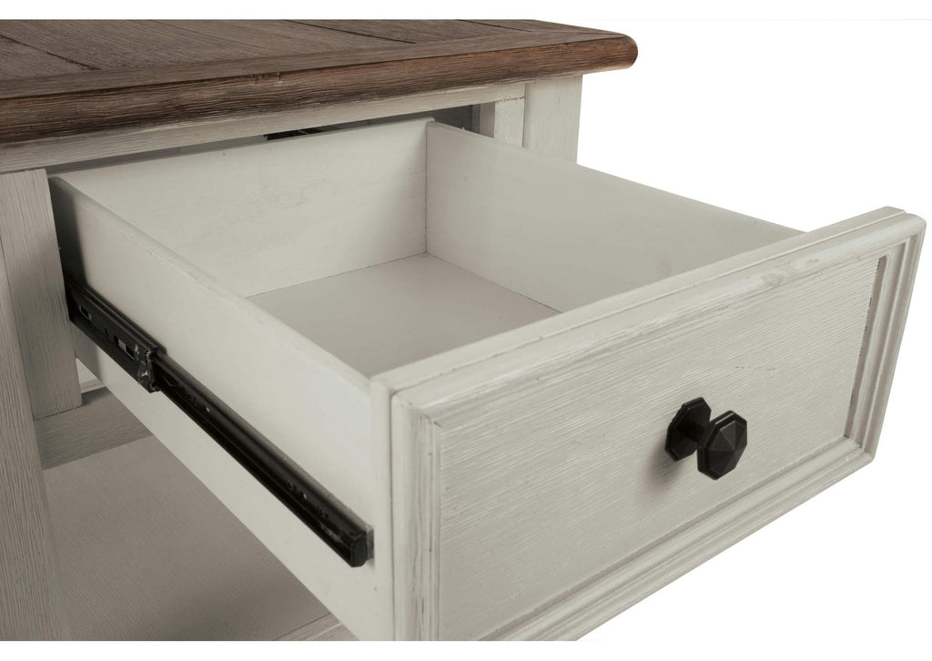 Bolanburg Coffee Table with 2 End Tables detail