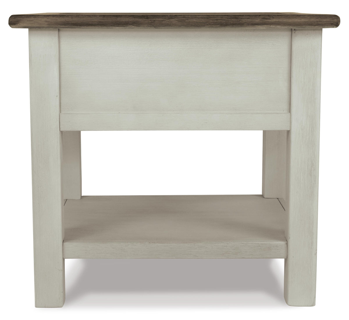 Bolanburg End Table in Two-tone, side view