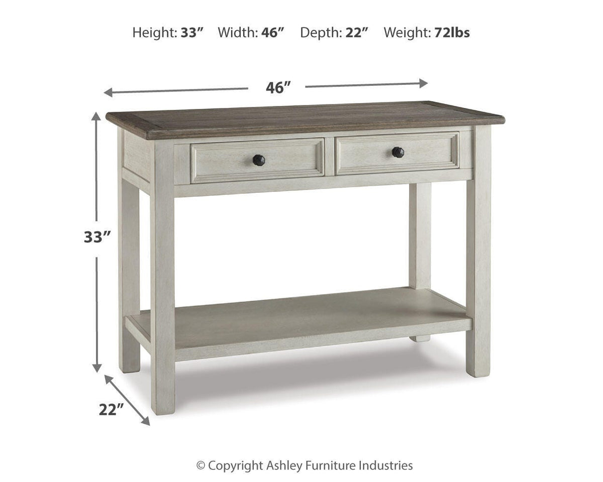 Bolanburg Sofa/Console Table in Two-tone, alternate view 4