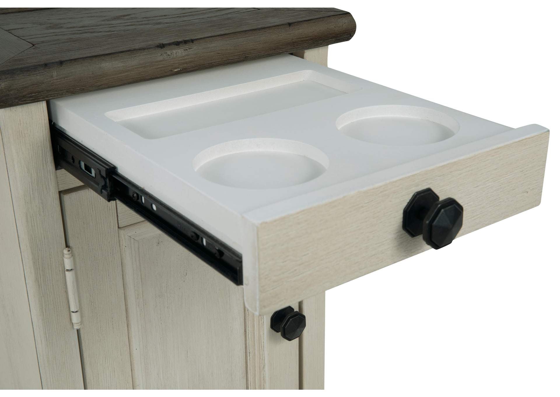 Bolanburg Coffee Table with 1 End Table detail