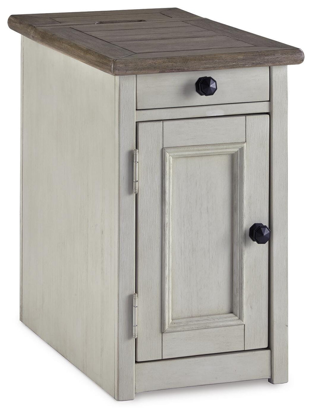 Bolanburg Chairside End Table with USB Ports & Outlets in Two-tone, alternate view 2