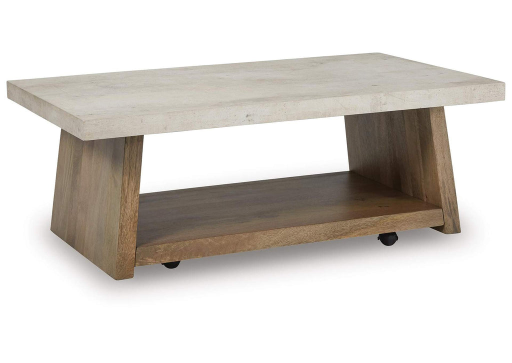 Brendalhouse Coffee Table with 2 End Tables angled view