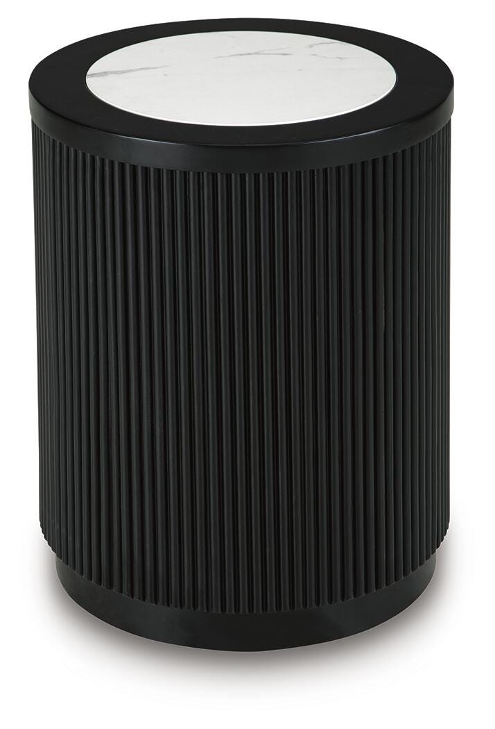 Grayman End Table in Black, alternate view 4