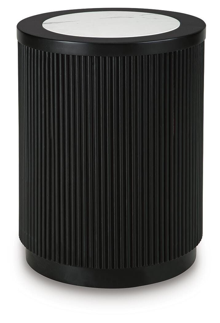 Grayman End Table in Black, alternate view 2