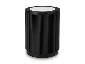 Grayman End Table in Black