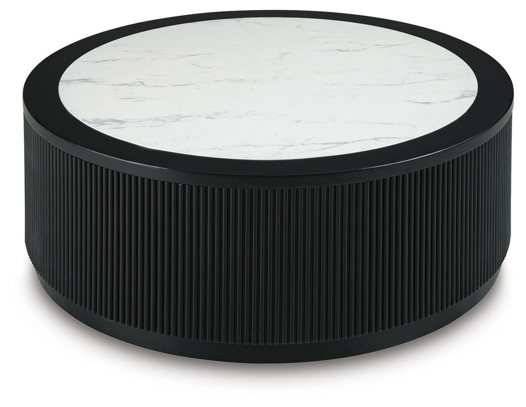 Grayman Coffee Table in Black, alternate view 4