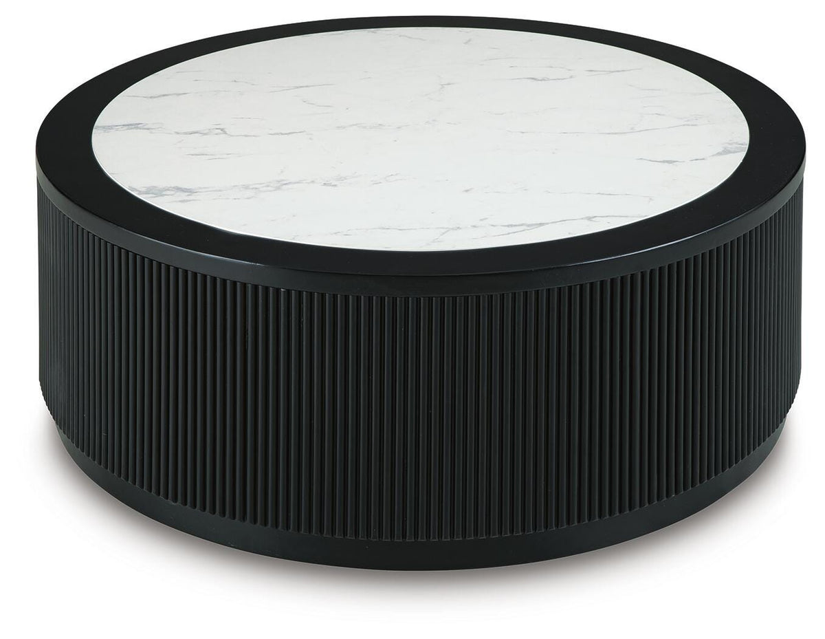 Grayman Coffee Table in Black, alternate view 4