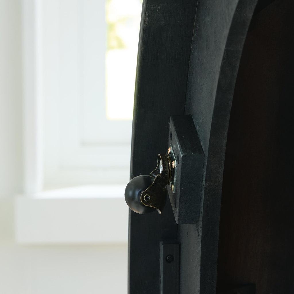 Grayman Coffee Table in Black, detail view