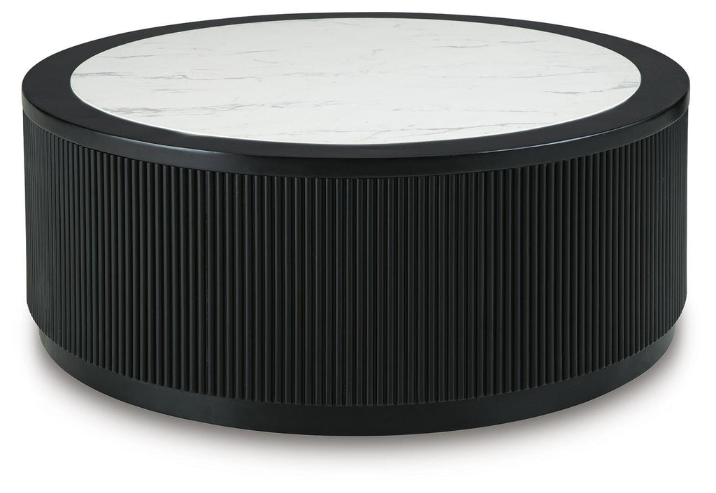 Grayman Coffee Table in Black, alternate view 2