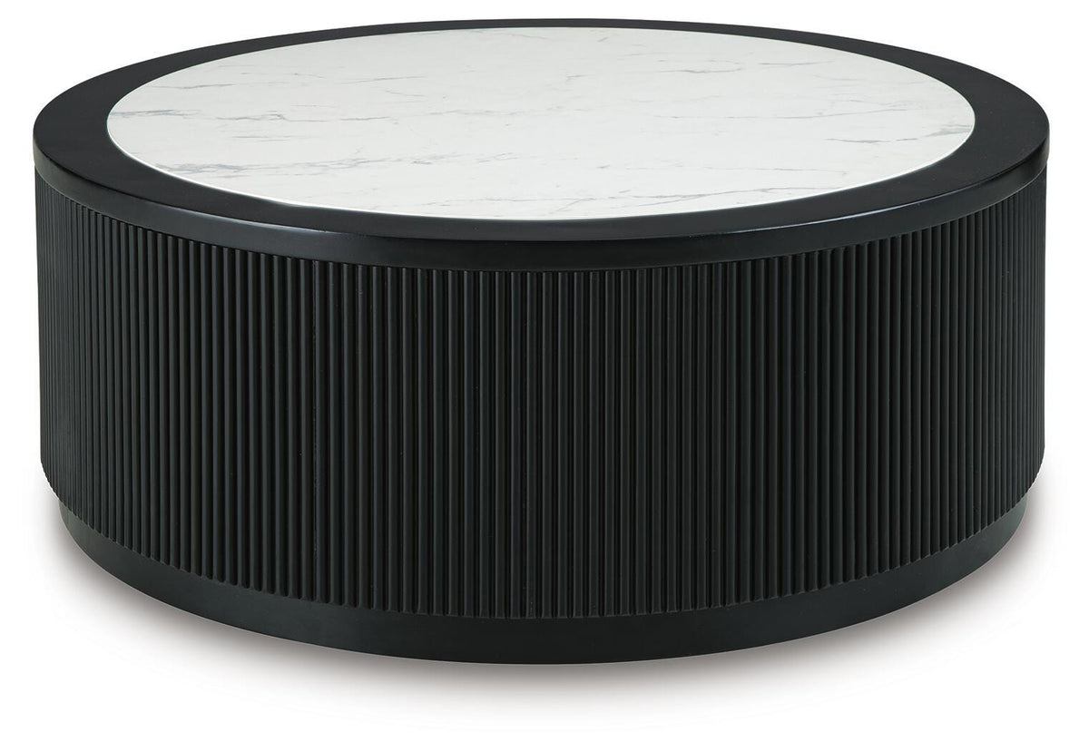 Grayman Coffee Table in Black, alternate view 2
