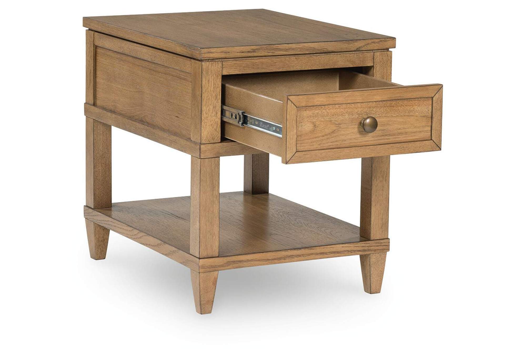 Sharlance Coffee Table with 1 End Table angled view