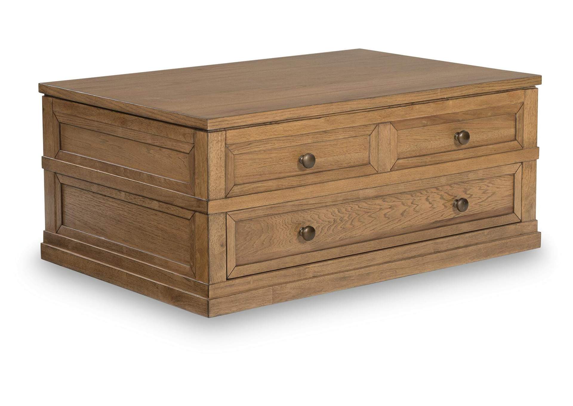 Sharlance Coffee Table with 2 End Tables angled view