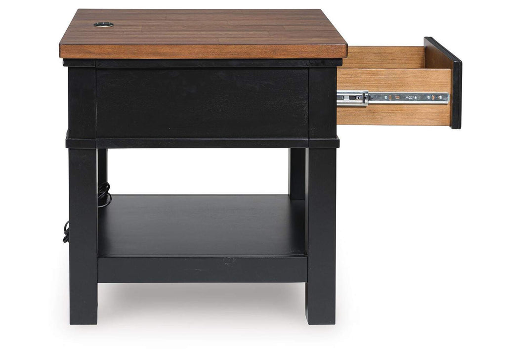 Wildenauer End Table side view