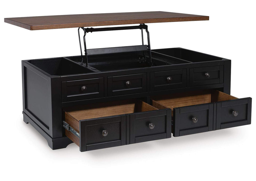Wildenauer Lift-Top Coffee Table angled view