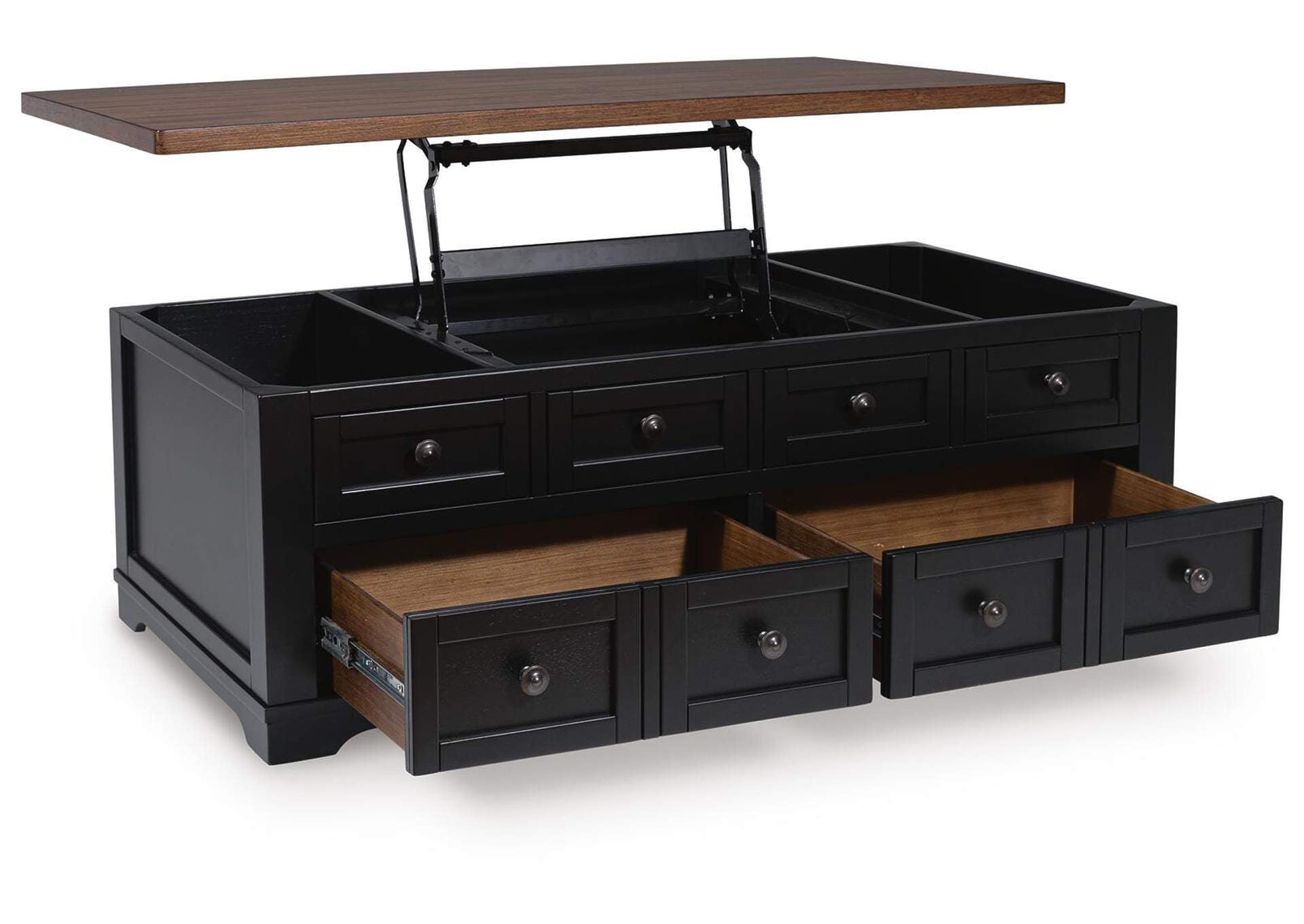 Wildenauer Lift-Top Coffee Table angled view