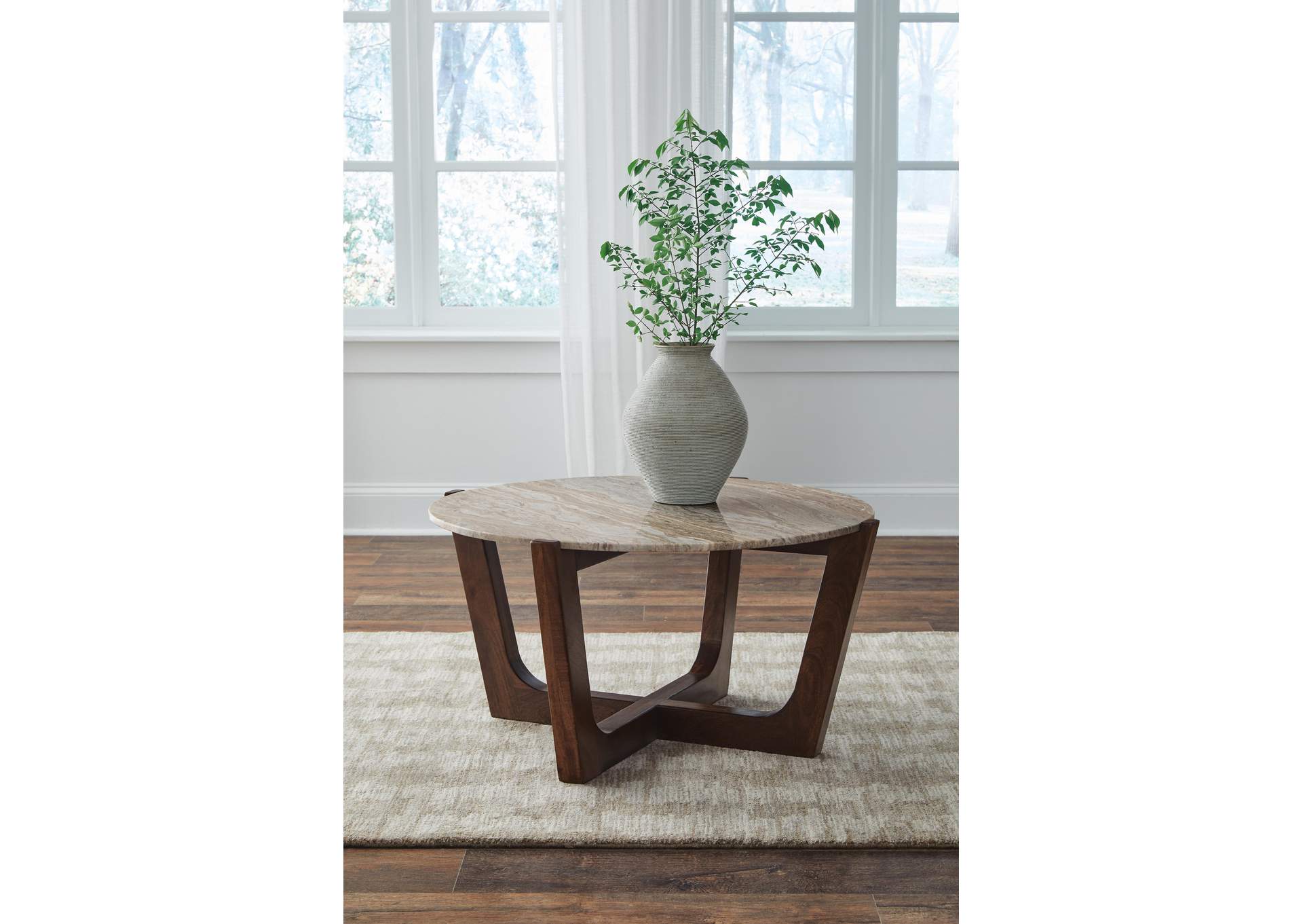Tanidore Coffee Table with 2 End Tables