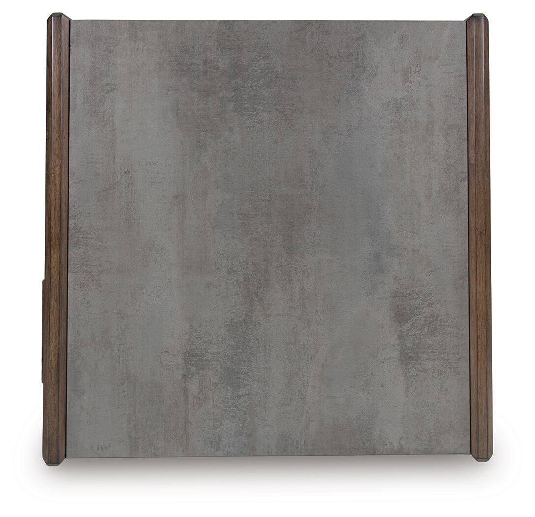 Kallenny Coffee Table in Brown/Gray, top view