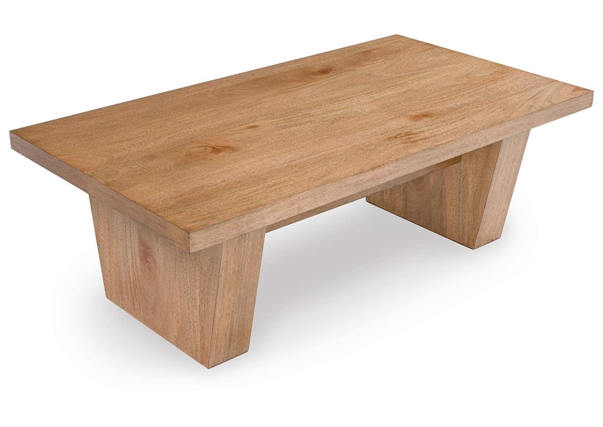 Kristiland Coffee Table with 2 End Tables angled view