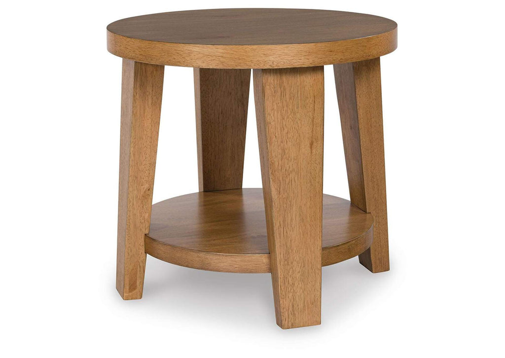 Kristiland Coffee Table with 1 End Table angled view