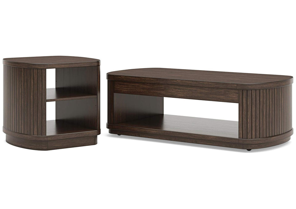 Korestone Coffee Table with 1 End Table