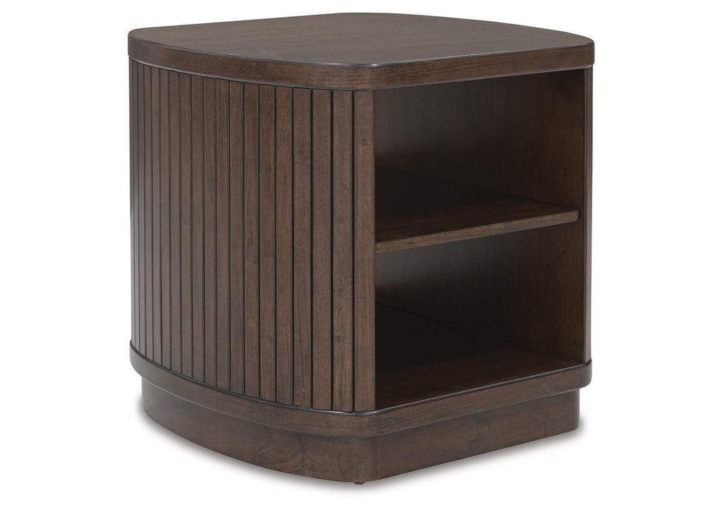 Korestone Coffee Table with 1 End Table angled view