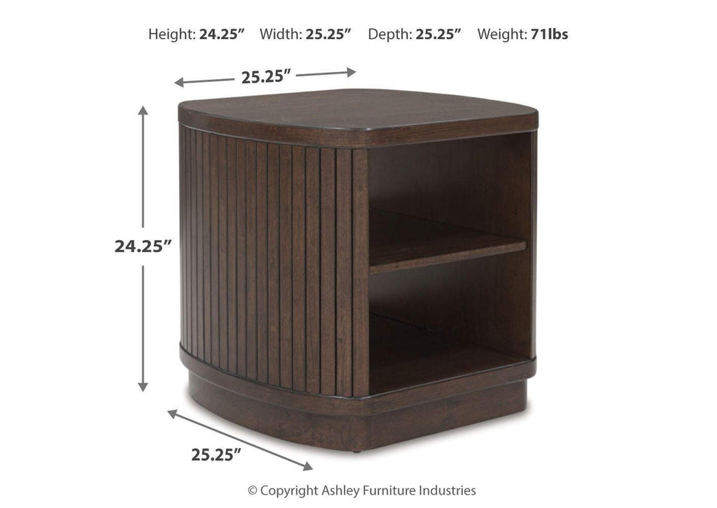 Korestone Coffee Table with 1 End Table dimensions