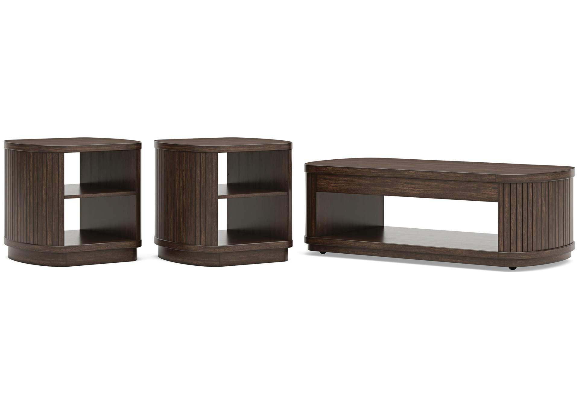 Korestone Coffee Table with 2 End Tables