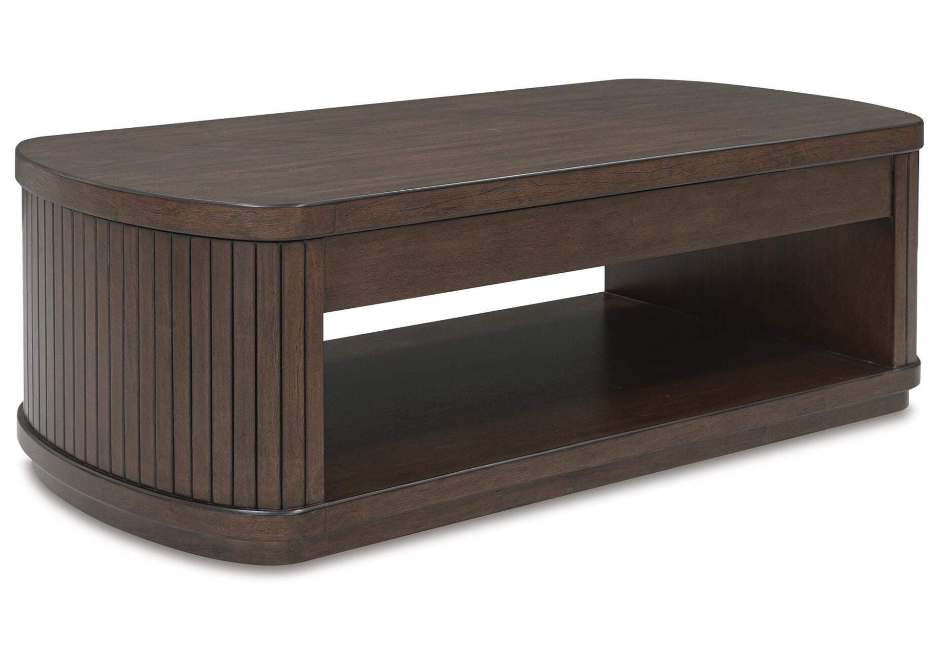 Korestone Coffee Table with 1 End Table angled view