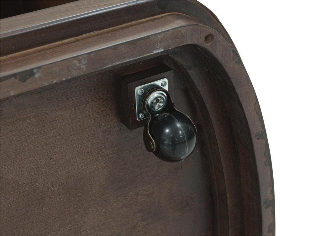Korestone Lift-Top Coffee Table in Dark Brown, detail view