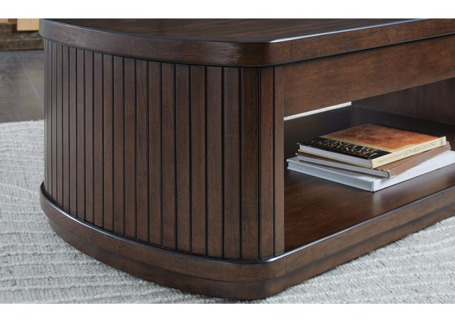 Korestone Coffee Table with 1 End Table detail