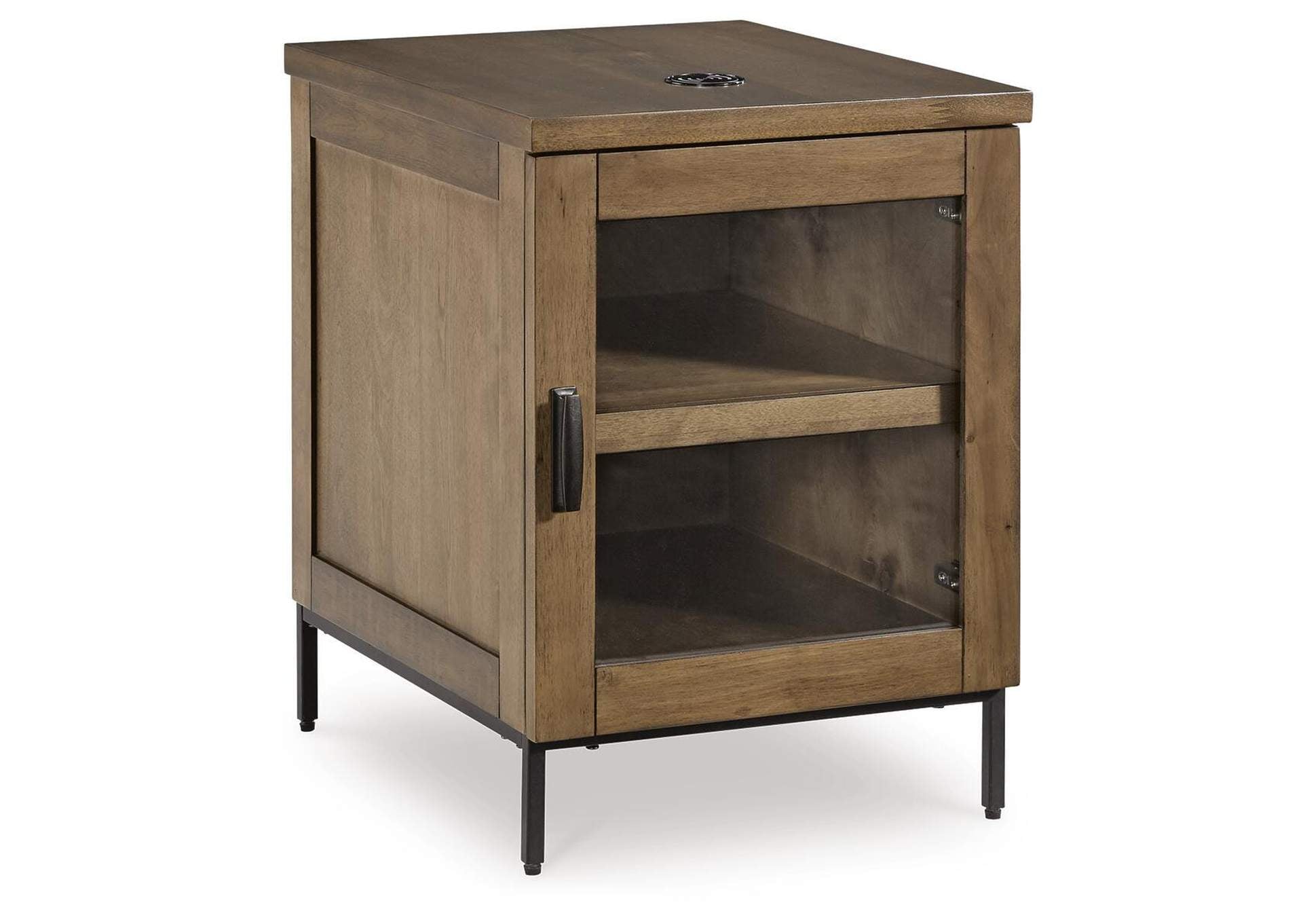 Torlanta Coffee Table with 1 End Table angled view