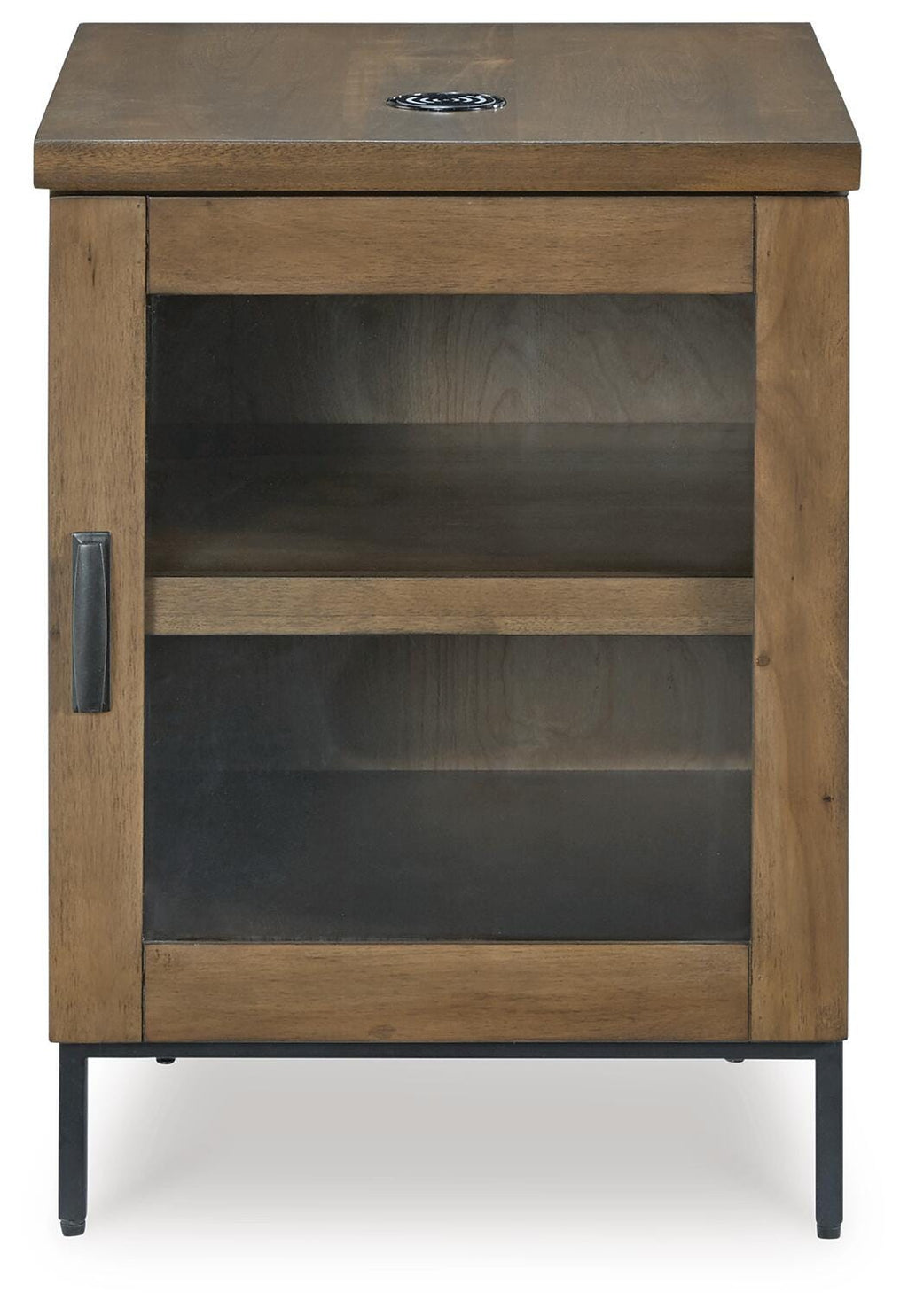 Torlanta Chairside End Table in Brown, front view