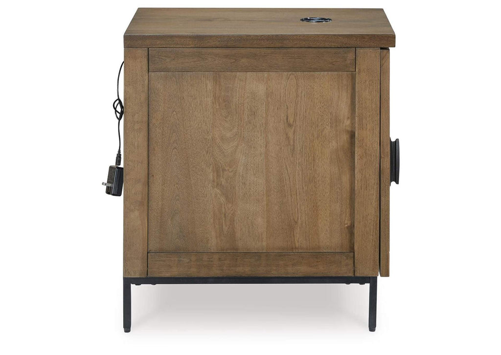 Torlanta Coffee Table with 1 End Table side view
