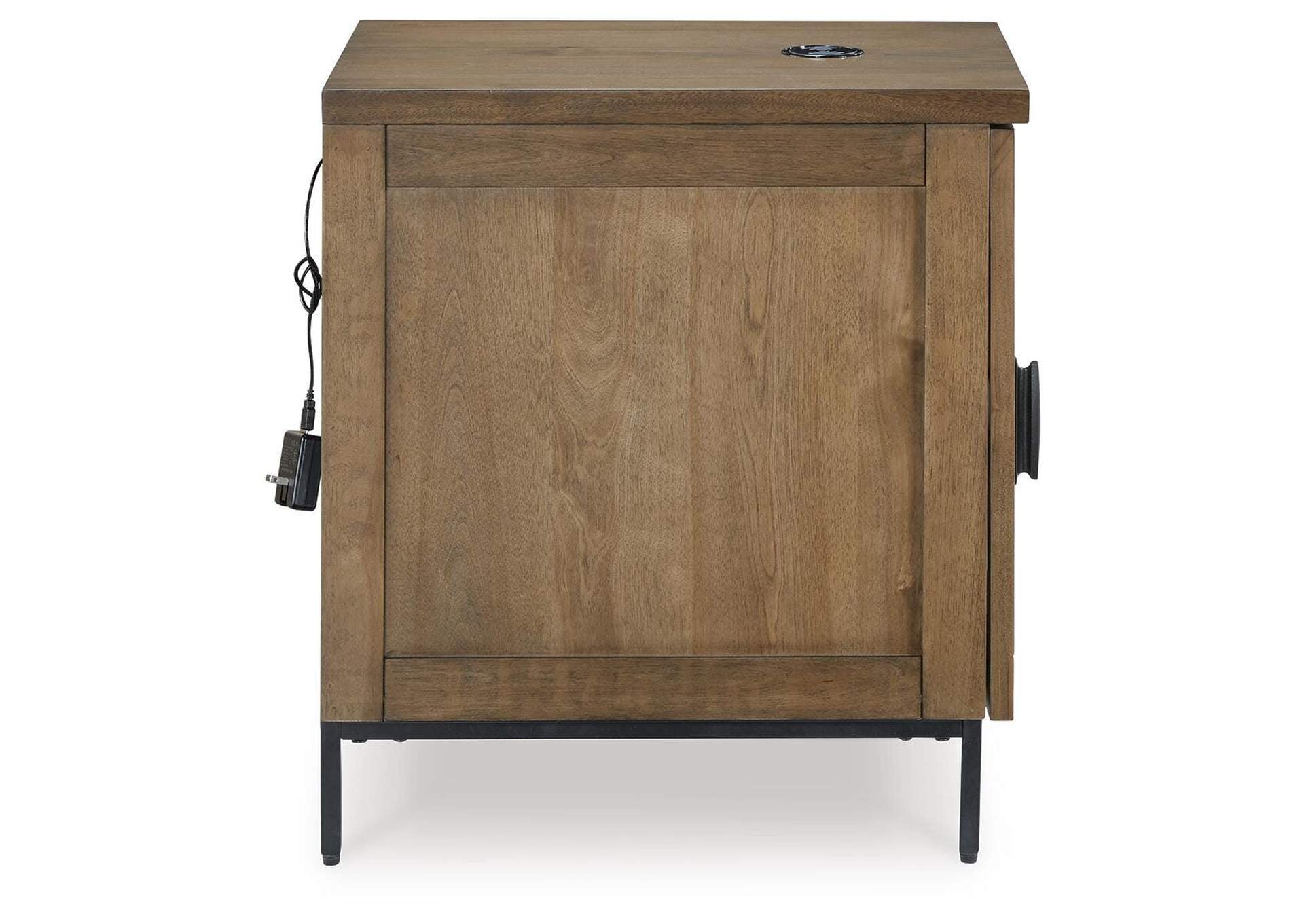 Torlanta Coffee Table with 1 End Table side view