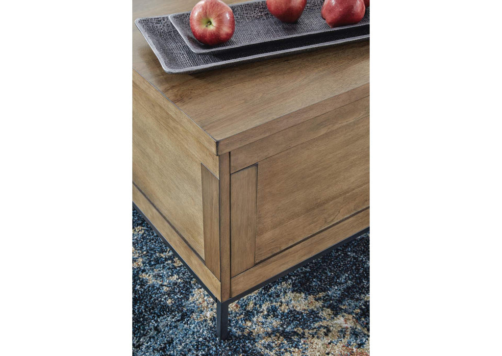 Torlanta Coffee Table with 1 End Table detail
