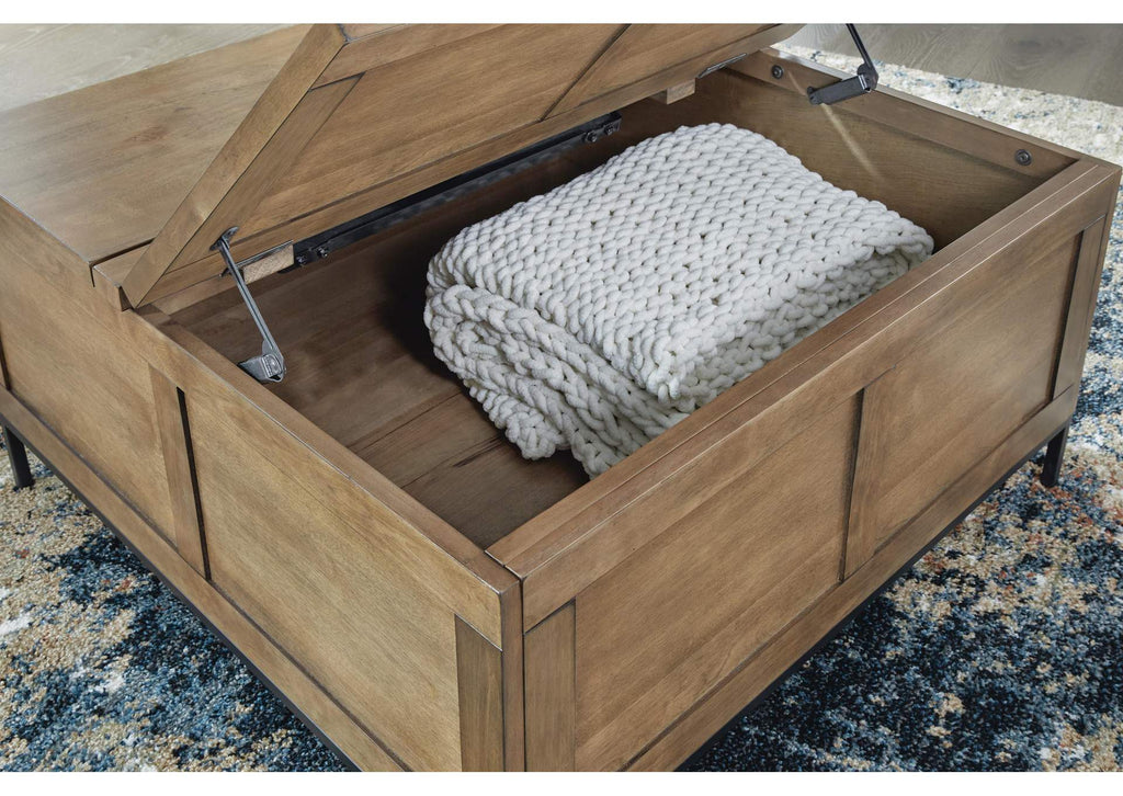 Torlanta Coffee Table with 2 End Tables detail
