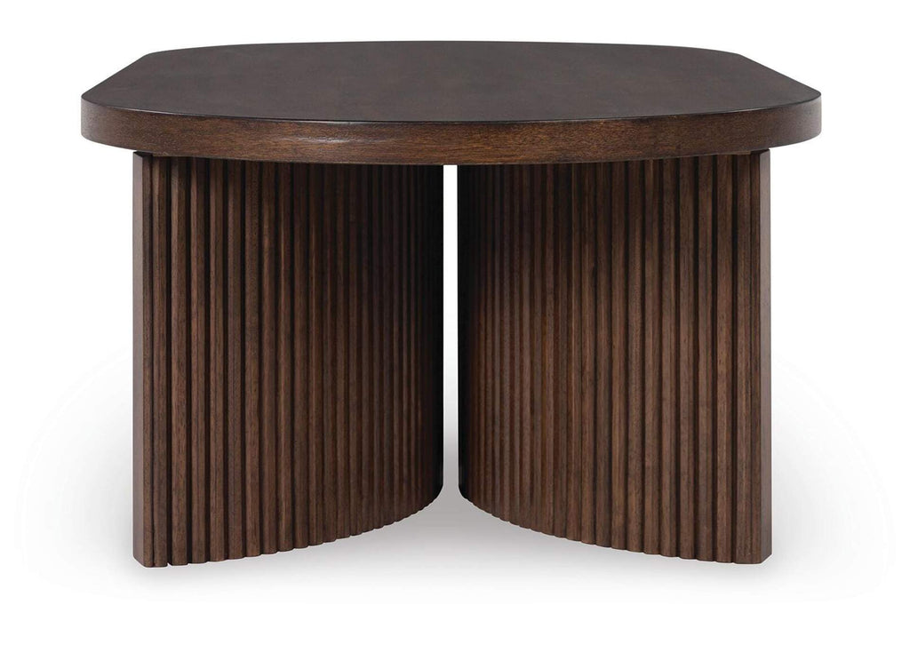 Korestone Coffee Table with 2 End Tables side view