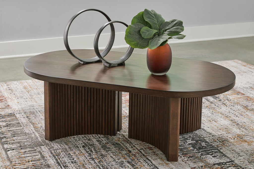 Korestone Coffee Table in Dark Brown, alternate view 3